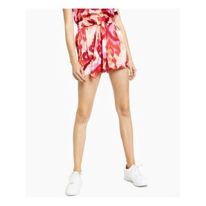 BAR III Womens Red Printed Shorts XS